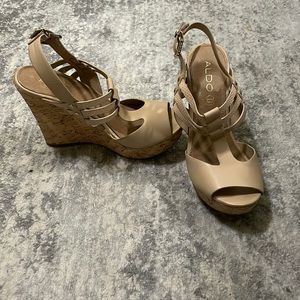 Almost brand new Aldo wedges.